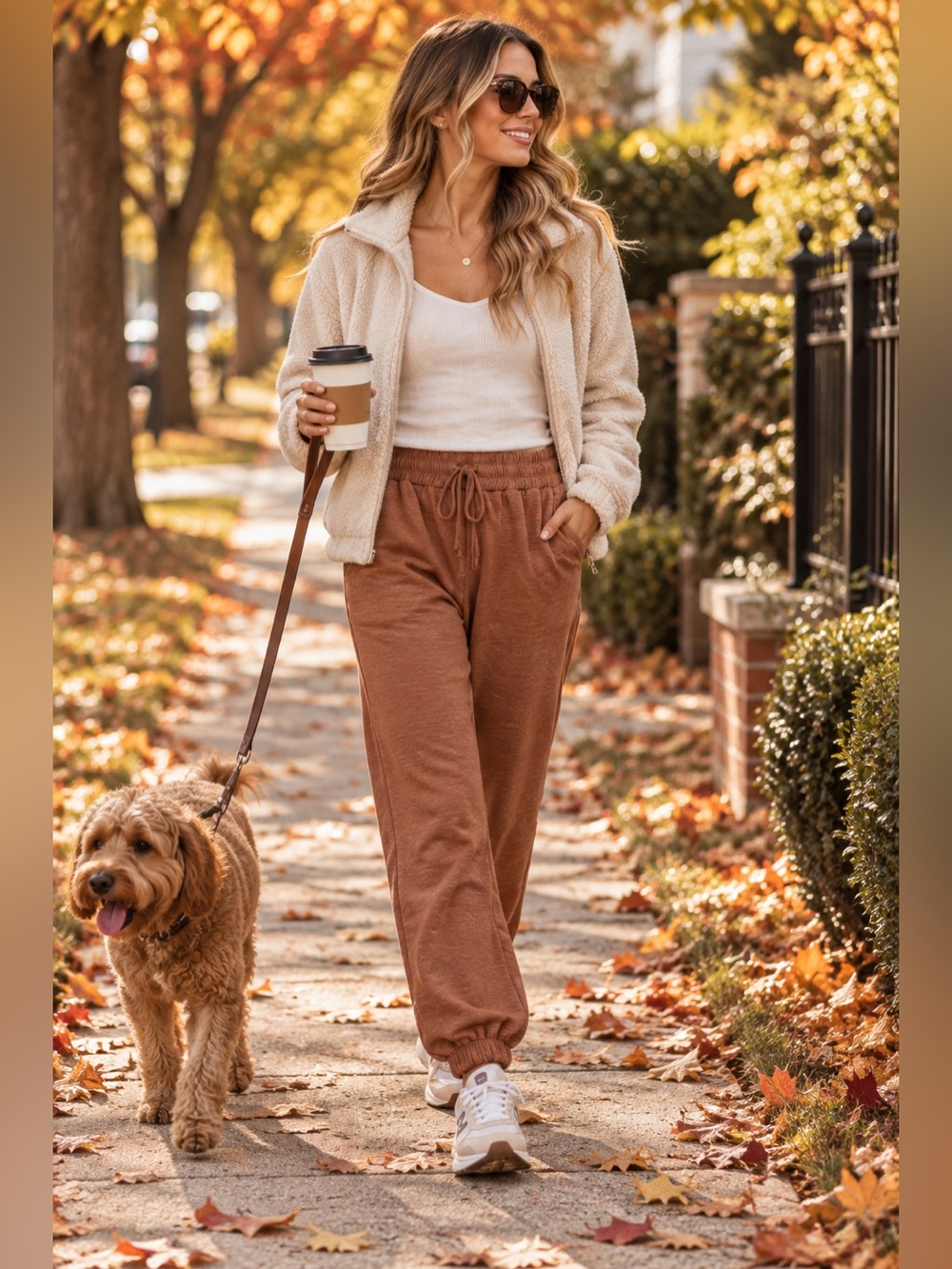 Mystree Cinnamon Lounge Joggers – Size Small